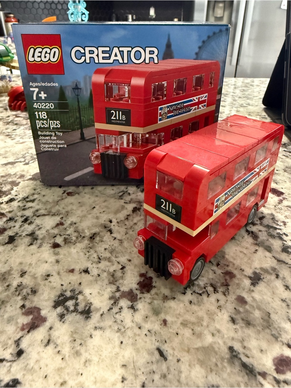 RETIRED LEGO Creator London Bus 40220 Complete w/ Box & Instructions
